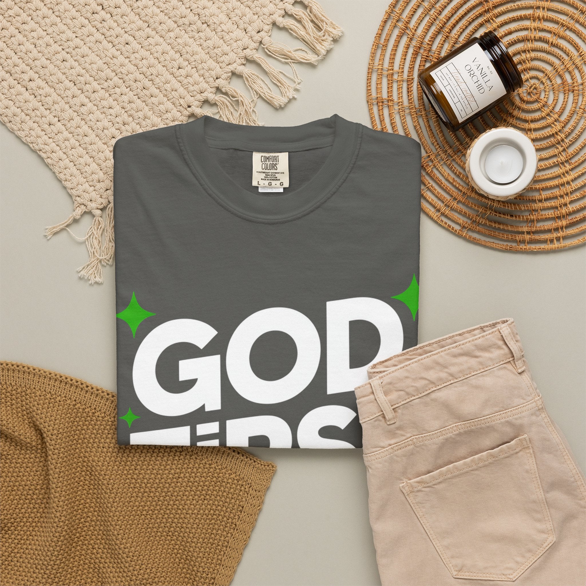 God First Bro T-Shirt — Faith Graphic Tee for Guys