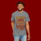Positive Mind Positive Vibes Positive Life T-Shirt — Retro Daisy Graphic Tee