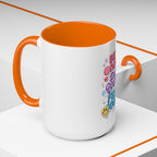 Be Good. Do Good. Feel Good. Accent Coffee Mug — Inspirational Positive Vibes Ceramic Mug (11/15 oz)