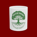 Ceramic Mug – "God Is My Provider" Green Tree Faith Coffee Cup (11oz & 15oz)
