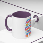 God Is Good All The Time Accent Coffee Mug — Inspirational Christian Coffee Cup (11/15oz)