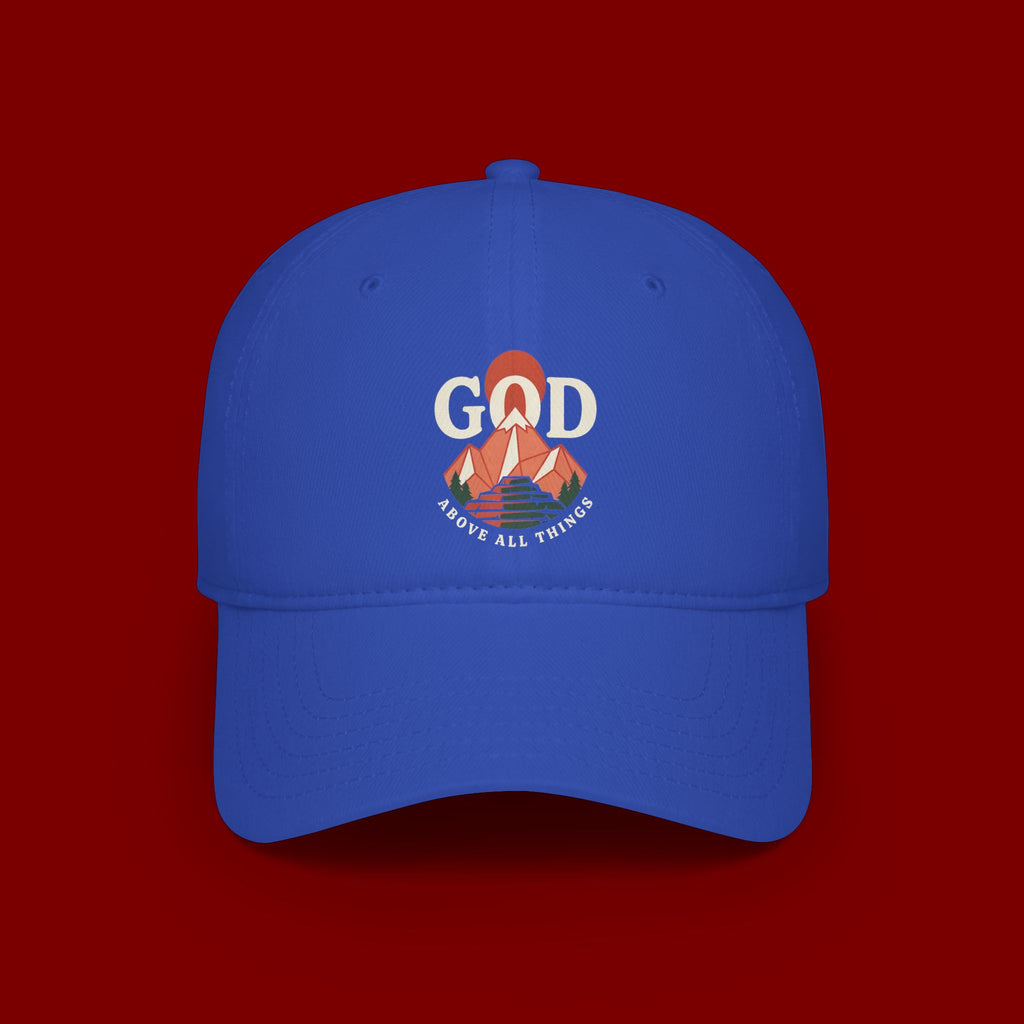 God Above All Things Embroidered Baseball Cap
