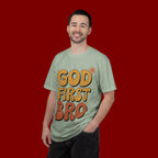 God First Bro T-Shirt — Retro Christian Faith Tee