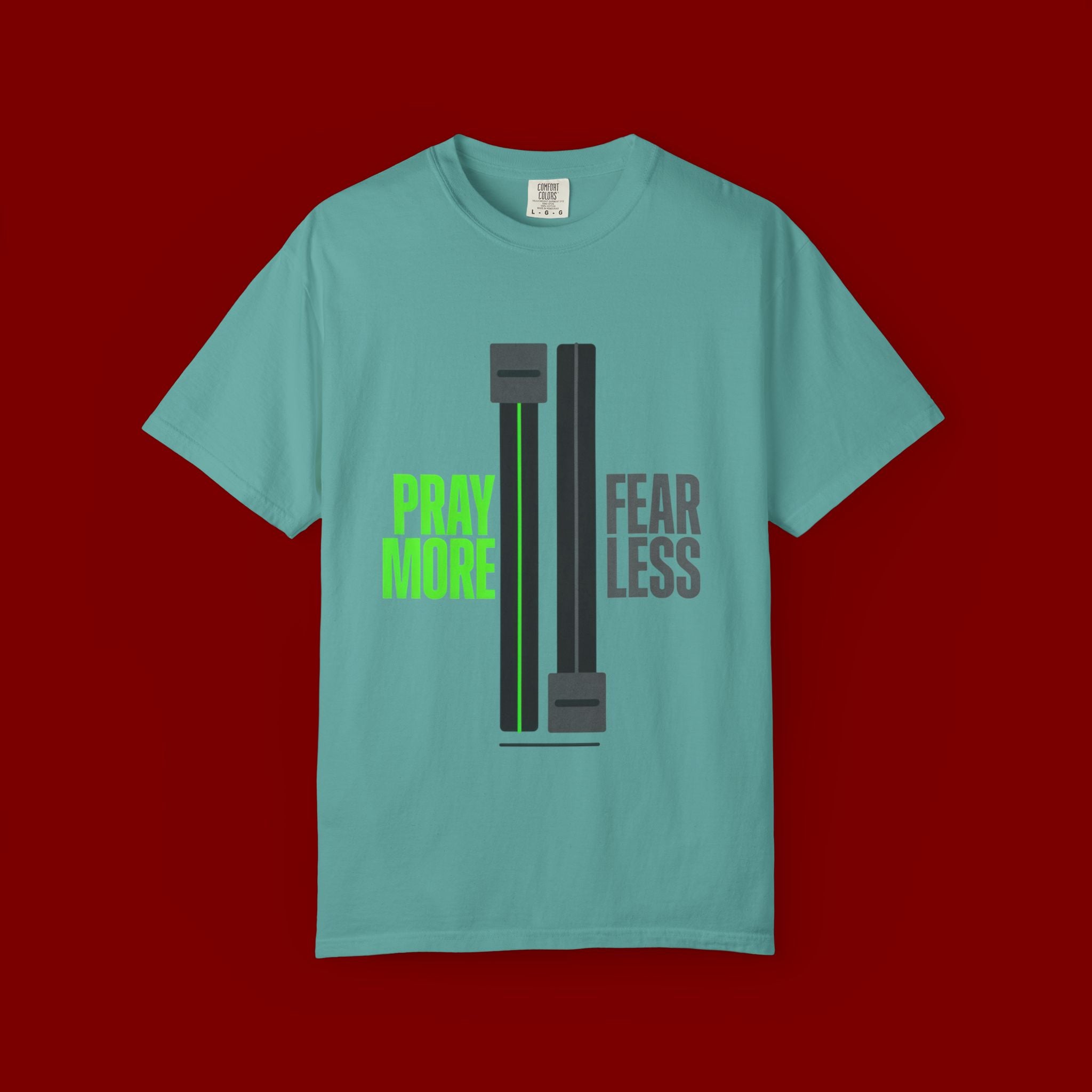 Pray More Fear Less T-Shirt — Inspirational Faith Graphic Tee