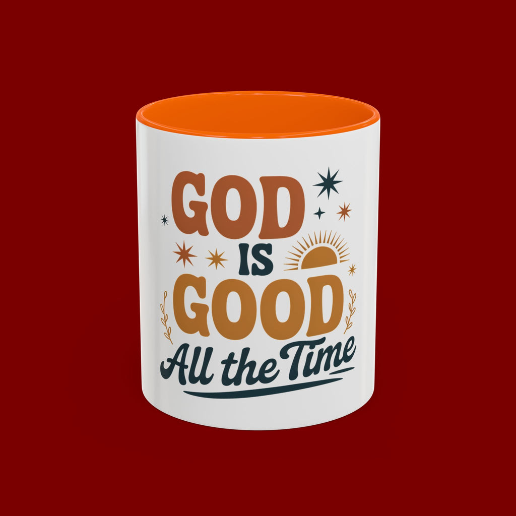 Praise the Lord Coffee Mug – Retro Christian Faith Accent Mug (11/15oz)