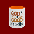 Praise the Lord Coffee Mug – Retro Christian Faith Accent Mug (11/15oz)