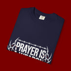 Prayer Is A Weapon T-Shirt — Christian Faith Graphic Tee