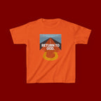 Kids Tee - "Return to God" Roadway Graphic Religious Youth Shirt
