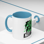Accent Coffee Mug — "Fueled by Faith Not Fear" Inspirational Ceramic Mug (11/15 oz)