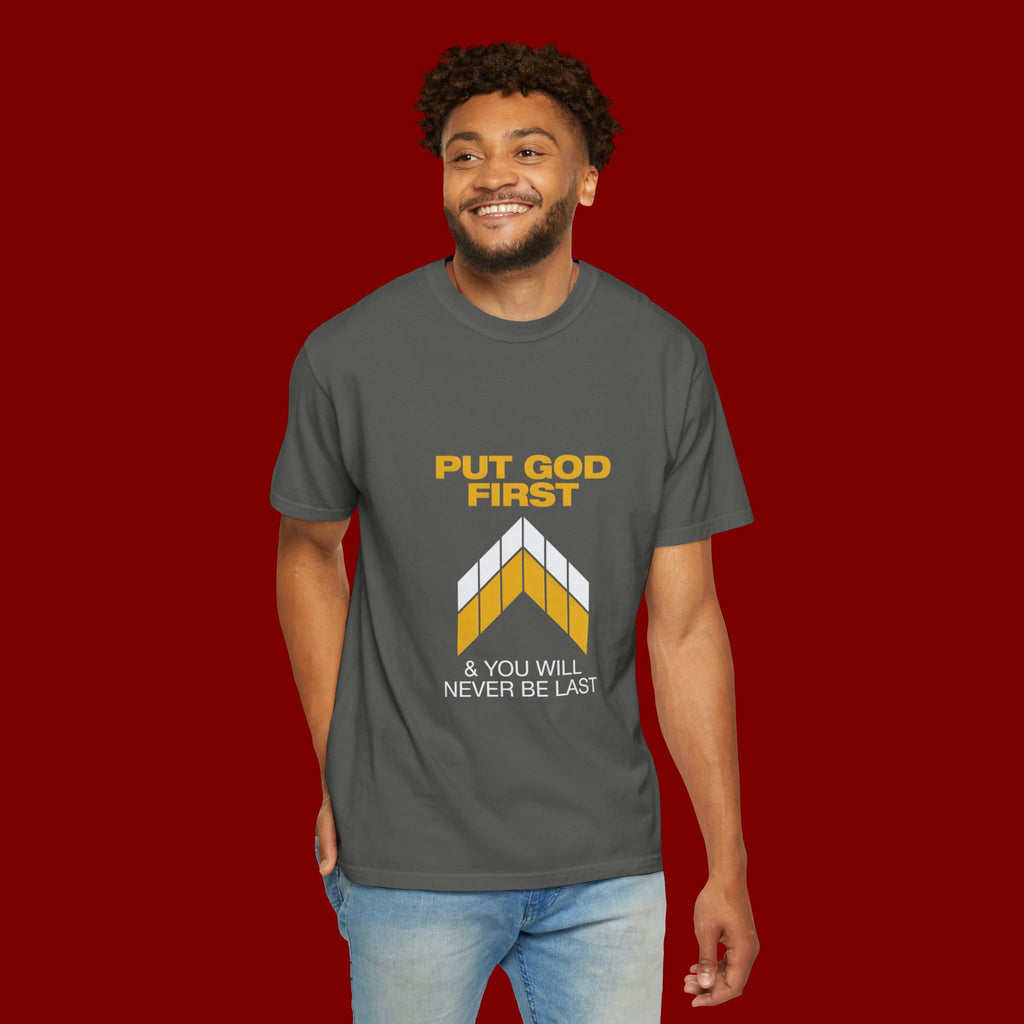 Put God First T-Shirt — Christian Faith Graphic Tee