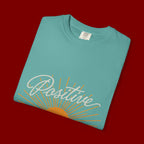 Positive Sunset T-Shirt — "Positive" Mind • Vibes • Life Motivational Tee