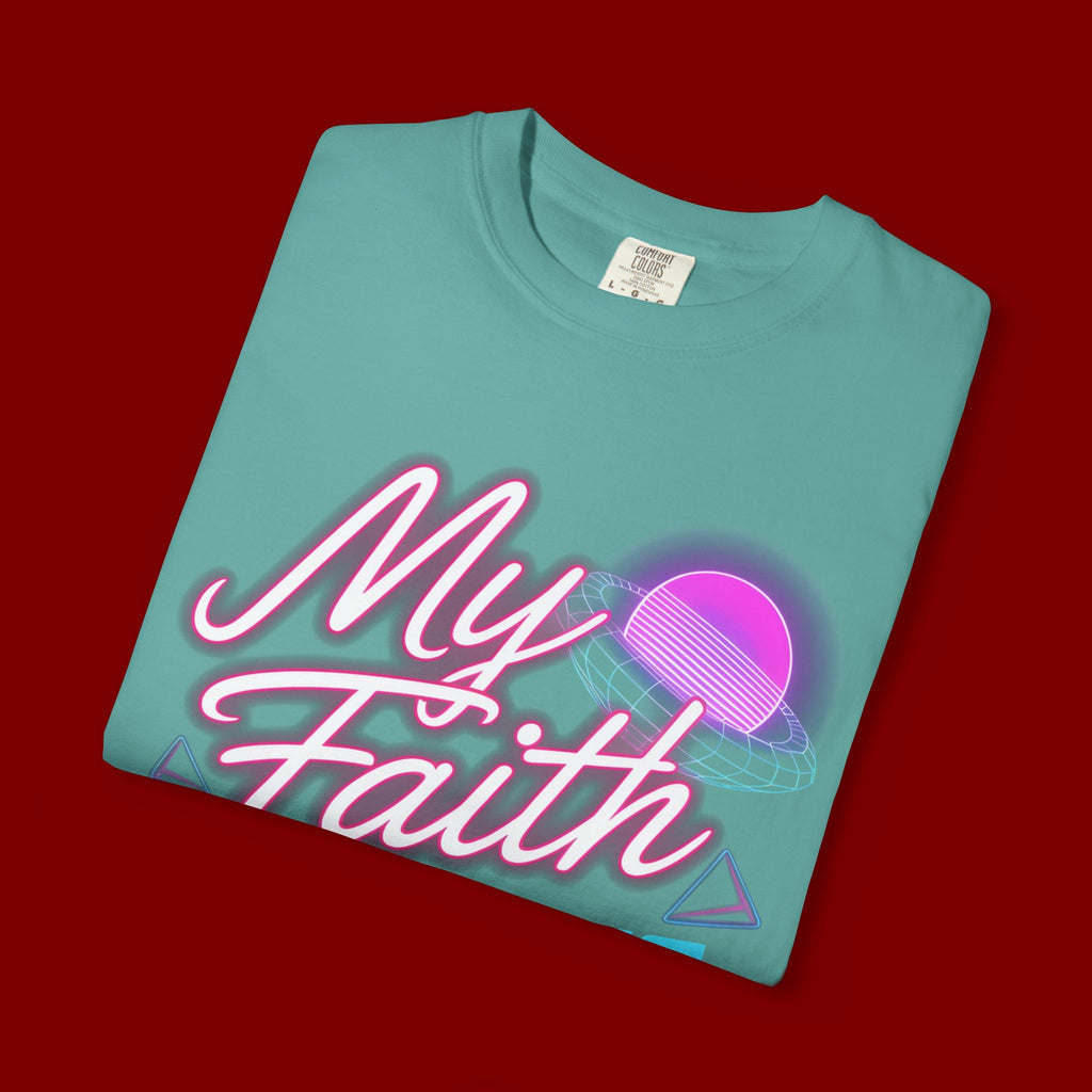 Faith T-Shirt — "My Faith in God Is Solid" Retro Graphic Tee