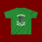 Kids T-Shirt — "Our Purpose Is To Please God, Not People" Faith Graphic Tee