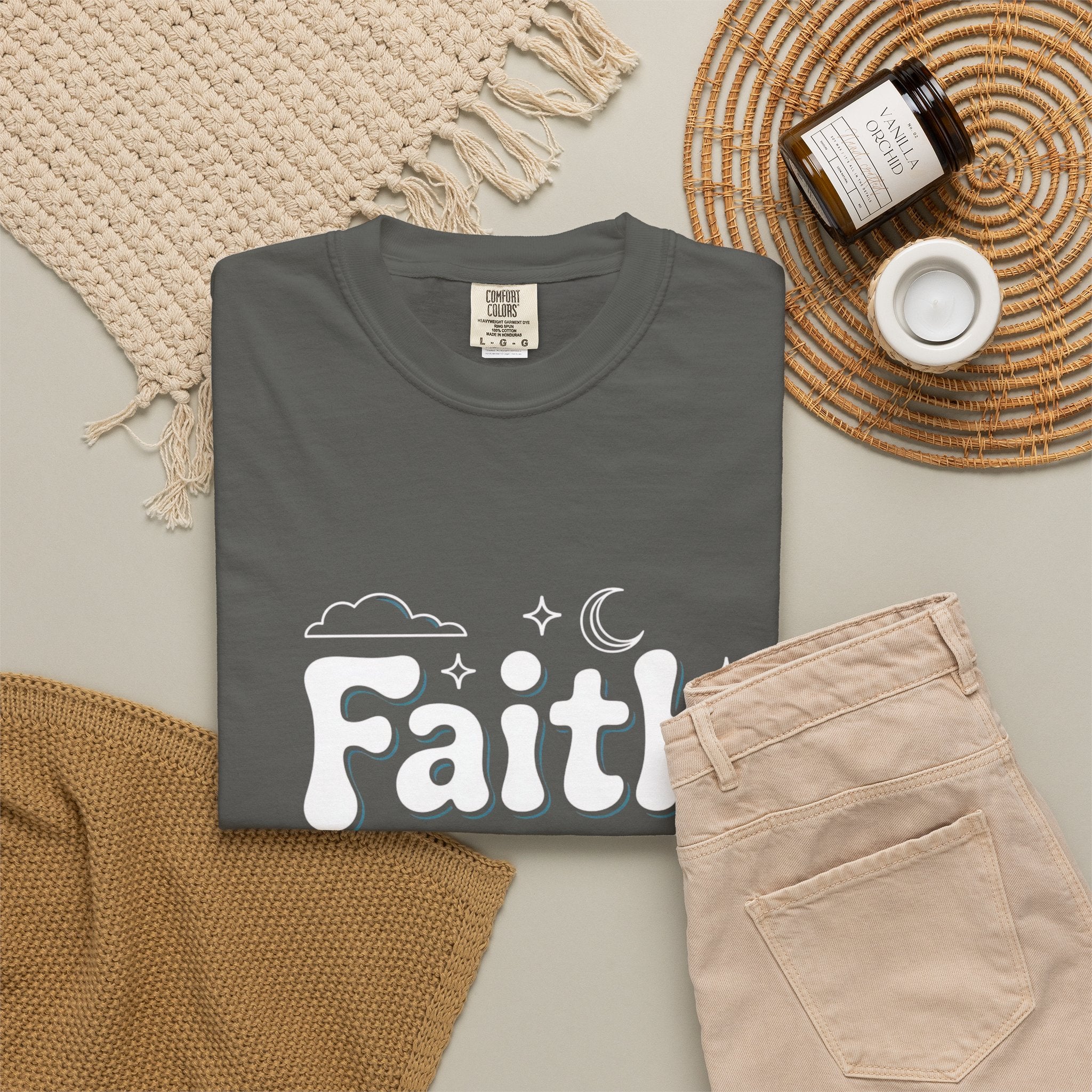 Faith Embossed T-Shirt