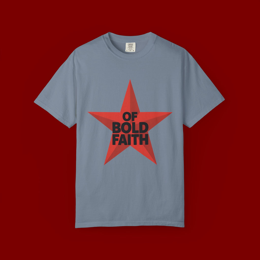 Bold Faith Star T-Shirt — "Of Bold Faith" Graphic Tee