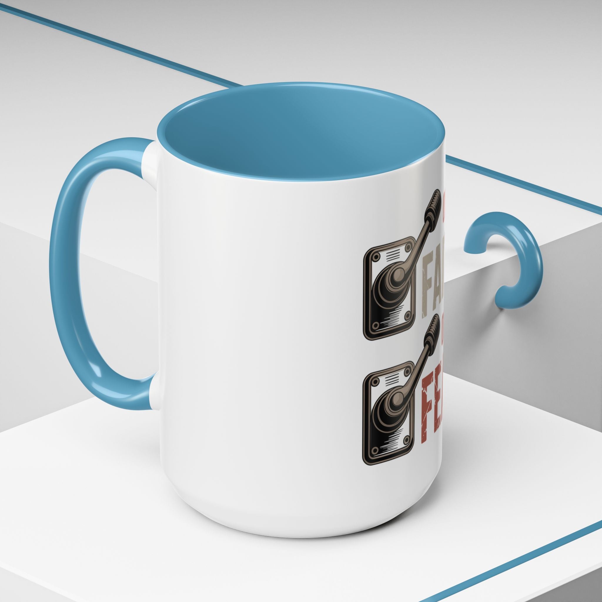 Faith On, Fear Off Coffee Mug