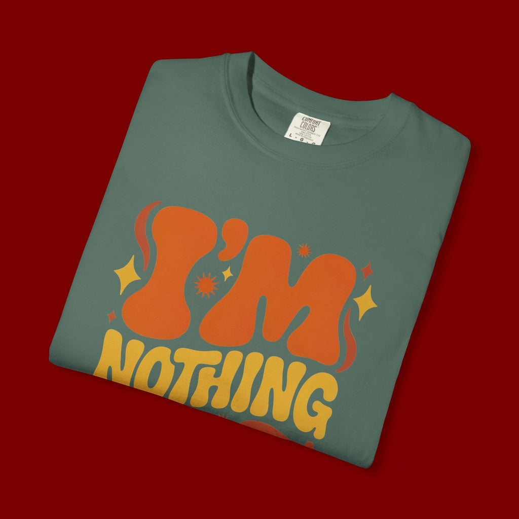 I'm Nothing Without God Retro Graphic T-Shirt