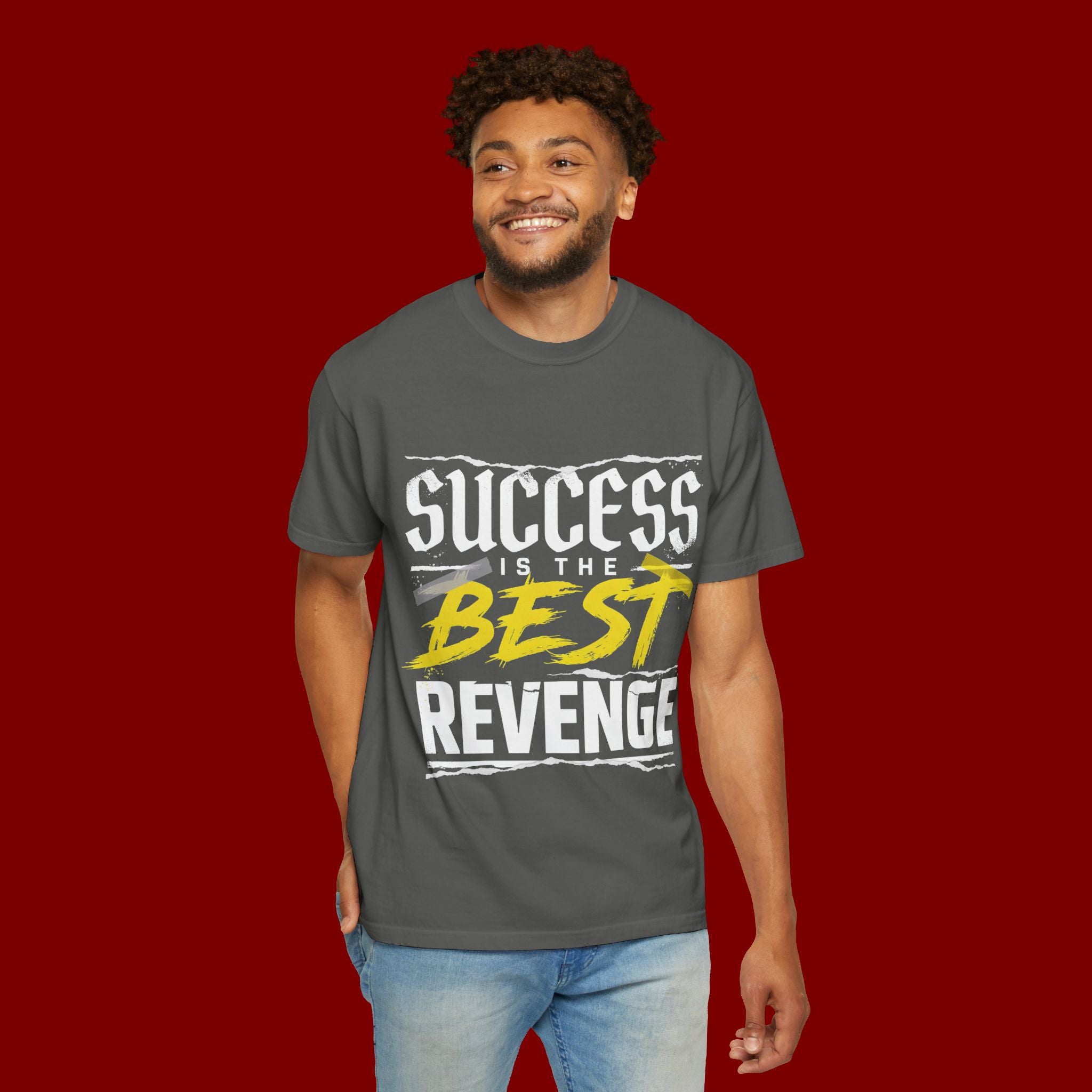 Success Is the Best Revenge T-Shirt — Motivational Graphic Tee