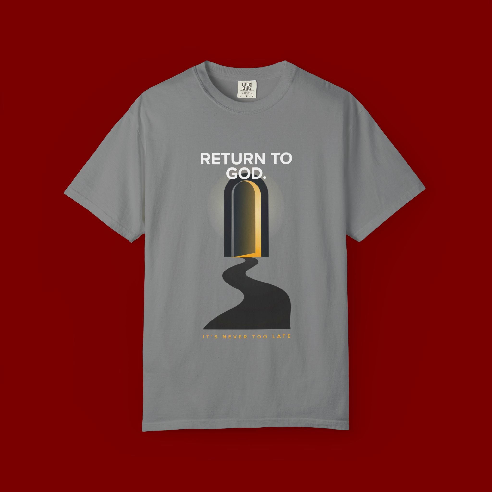 Mystic Doorway T-Shirt — Golden Arch Path Graphic Tee