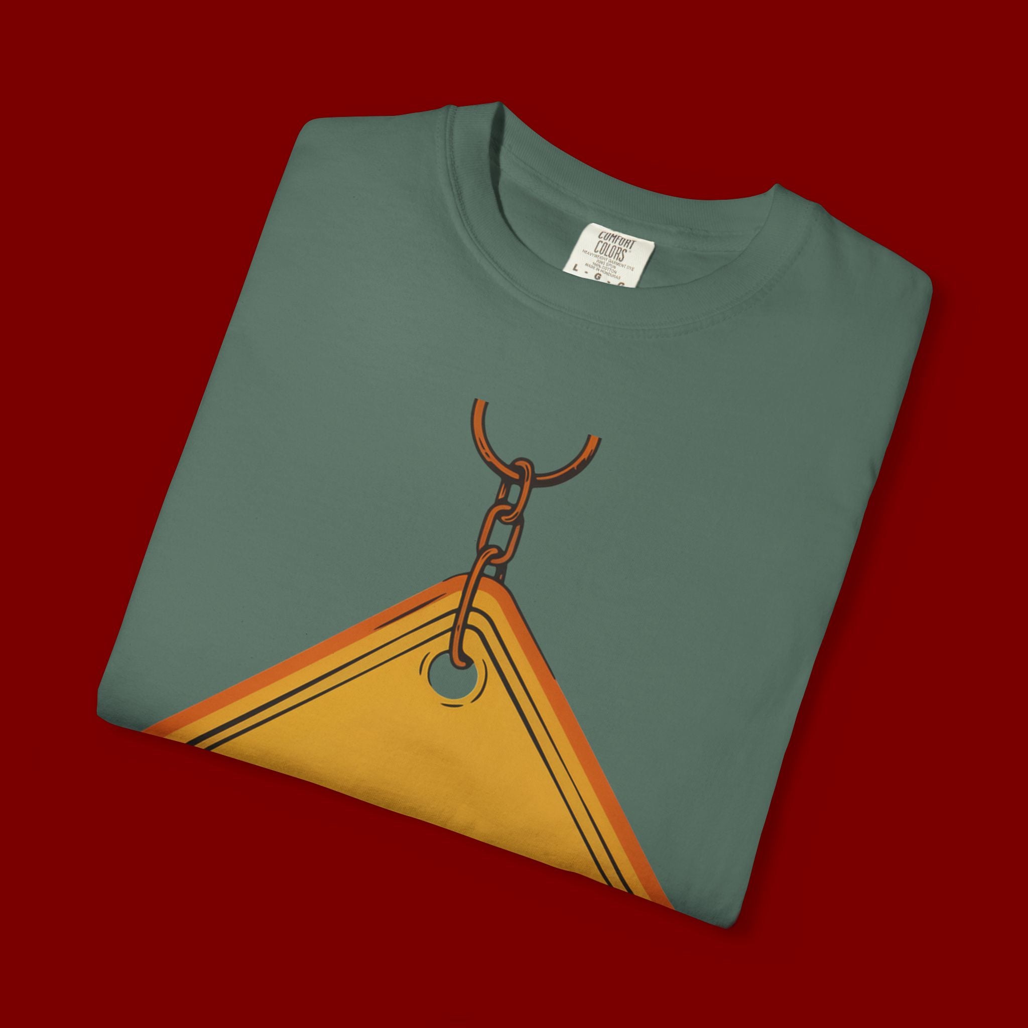 Funny Road Sign T-Shirt — "All Trash No Trailer" Graphic Tee
