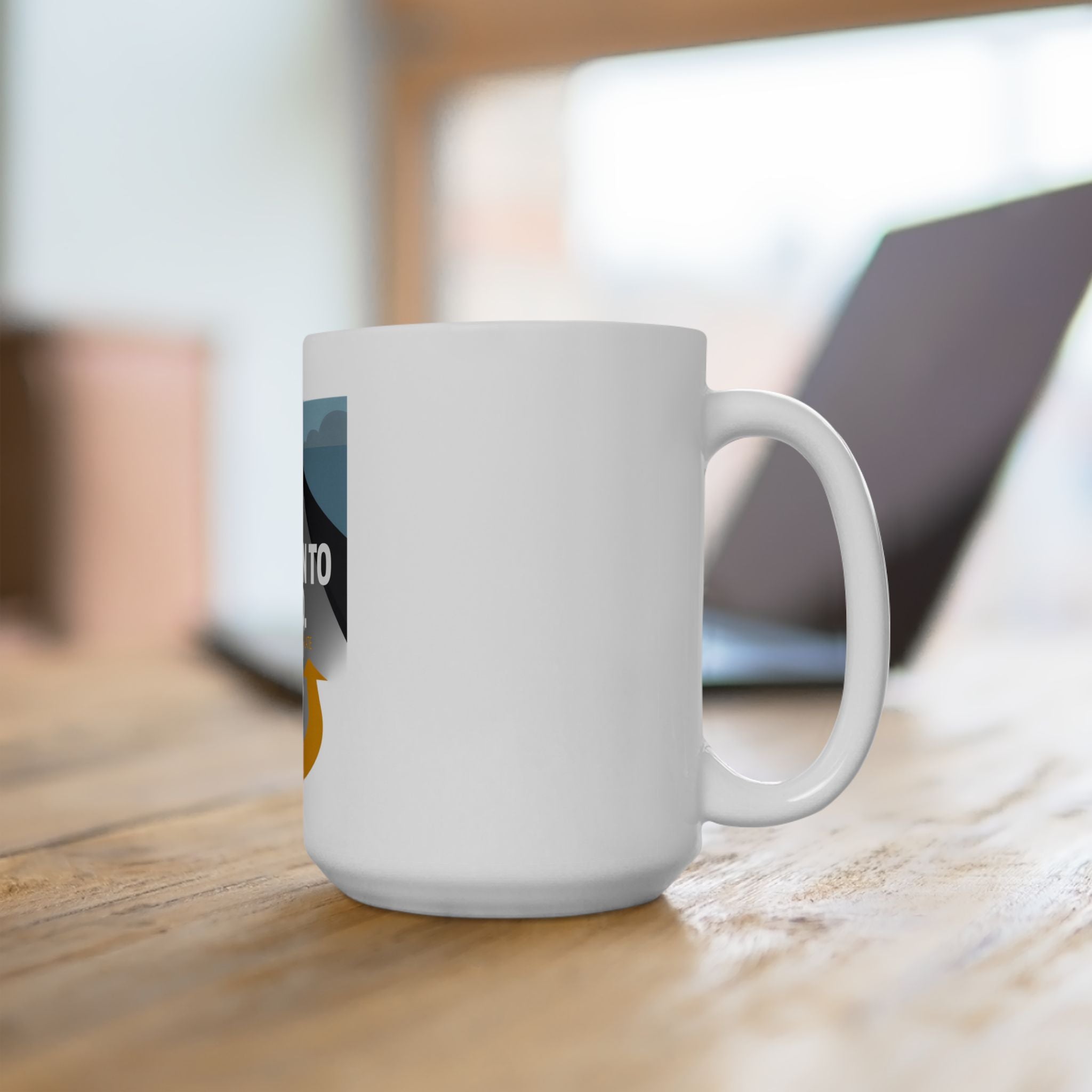 Inspirational 'Return to God' Ceramic Mug — Faith Road U-Turn Design (11oz, 15oz)