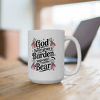 Ceramic Mug - 'Mama Bear' Cute Floral Coffee Cup (11oz & 15oz)