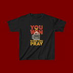 Kids Tee — "You Win When You Pray" Inspirational Christian Shirt