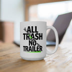 Ceramic Mug — “Tread Lightly” Racing Design Coffee Mug (11oz & 15oz)