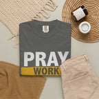 Pray Work Trust God T-Shirt — Inspirational Faith Tee for Christians