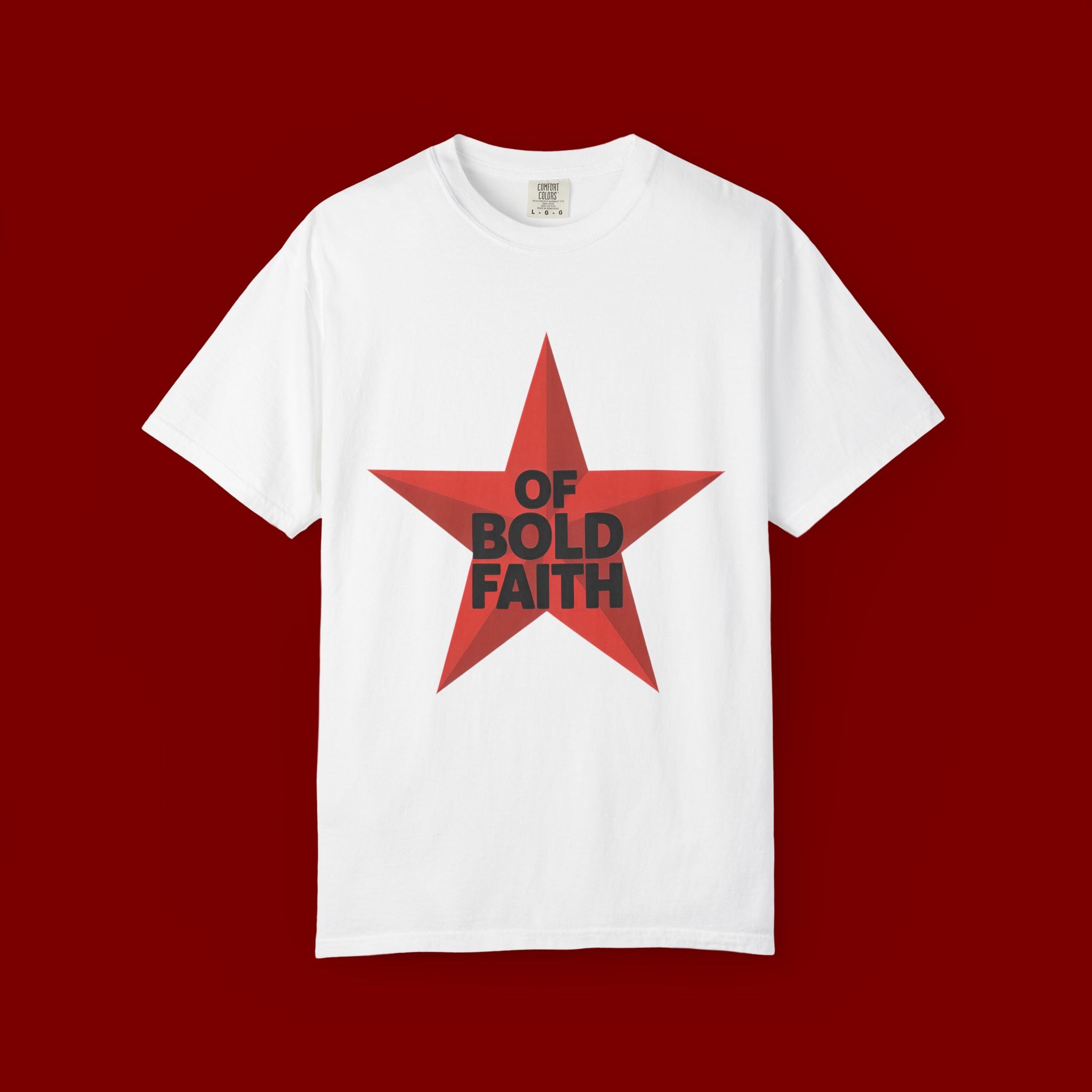 Bold Faith Star T-Shirt — "Of Bold Faith" Graphic Tee