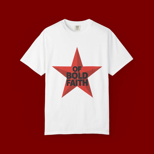 Bold Faith Star T-Shirt — "Of Bold Faith" Graphic Tee