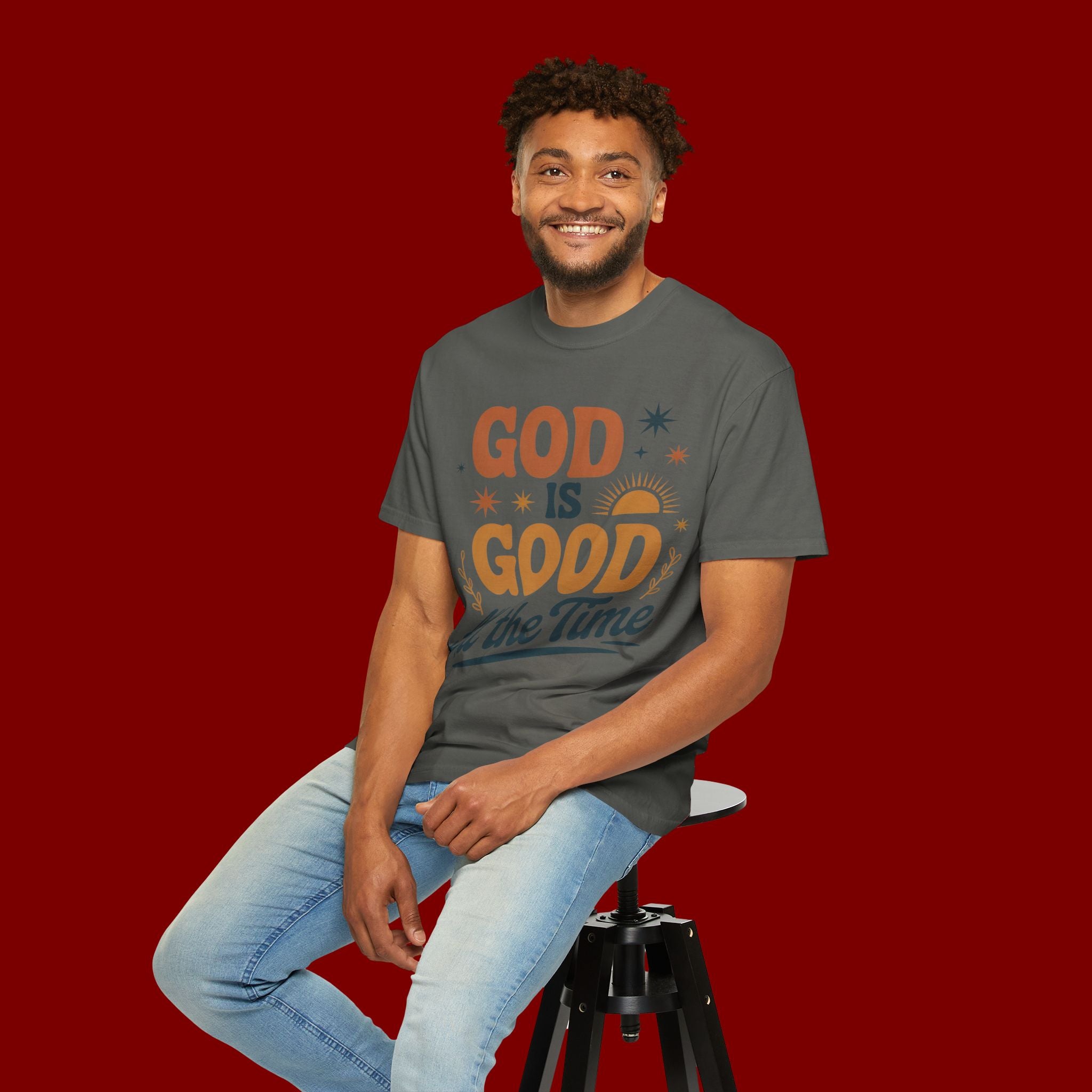 God Is Good All the Time T-Shirt — Christian Faith Graphic Tee