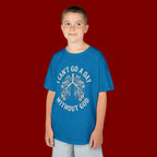 Kids T-Shirt – "I Can't Go a Day Without God" Floral Lungs Christian Tee