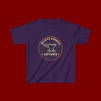 Kids Tee — "God Is My Strength and Power" Anvil & Anvil-Forge Christian Youth Shirt
