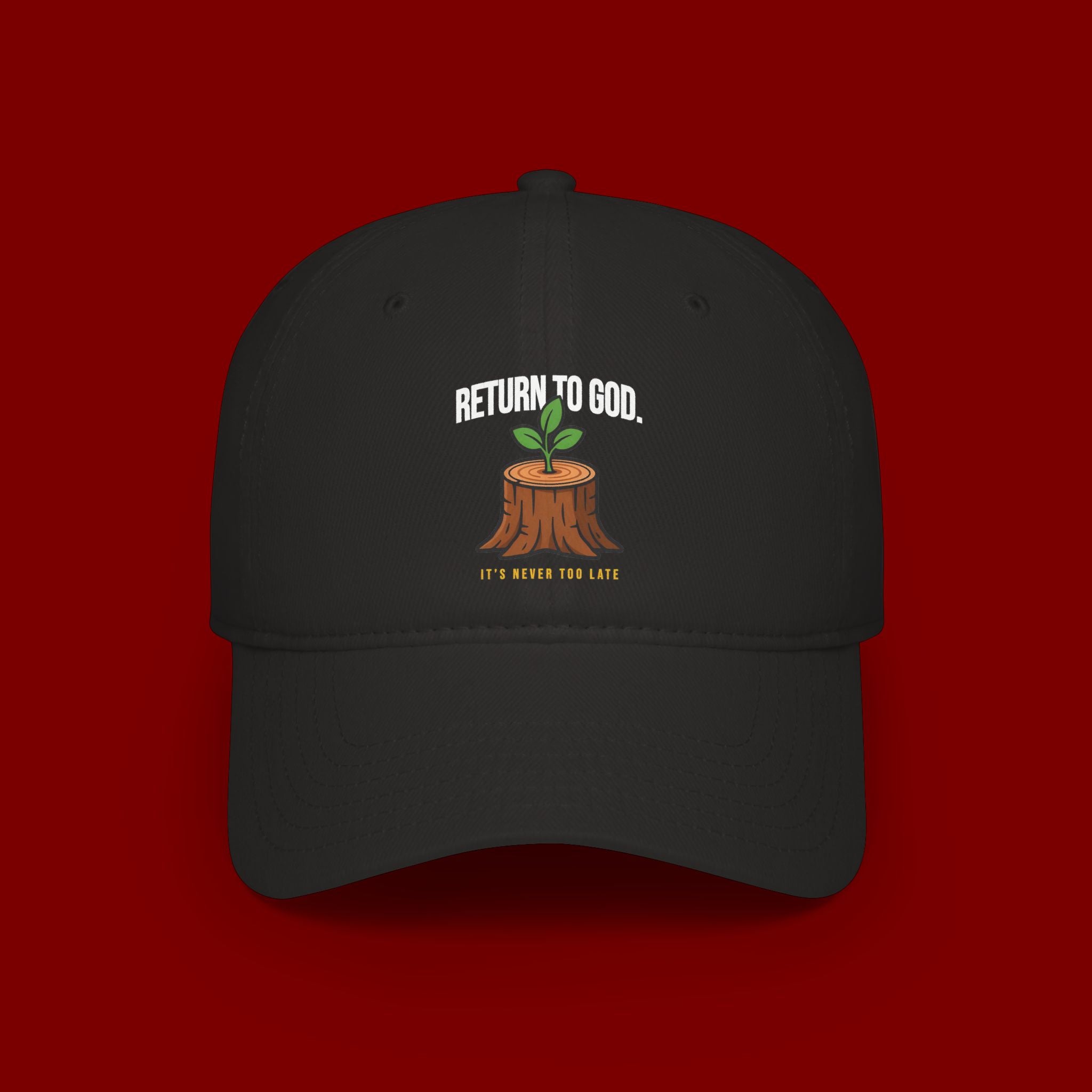 Return to God Baseball Cap — 'It's Before the Fall' Religious Prayer Hat