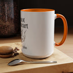 Do Not Lose Heart Accent Coffee Mug — Trust God’s Plan Inspirational Christian Mug