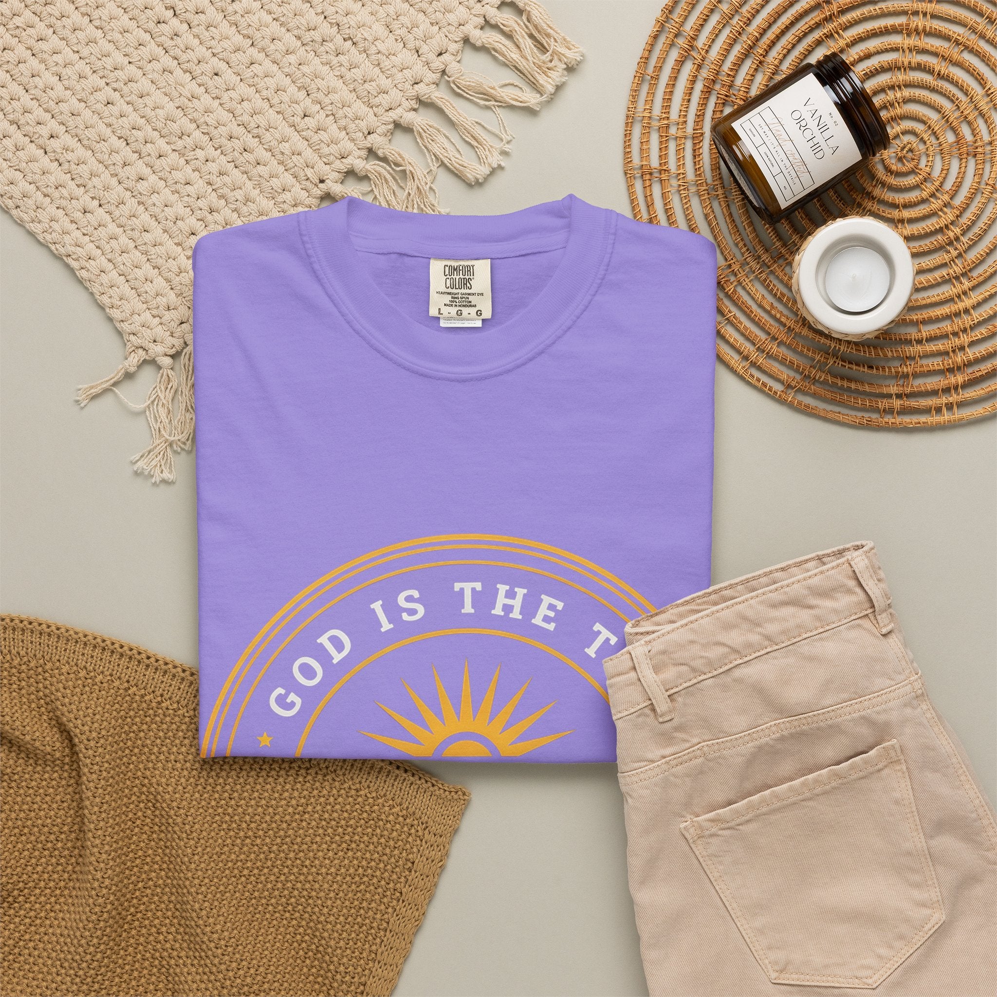 Priority Tee — "God Is The Top Priority" Christian Faith Graphic T-Shirt
