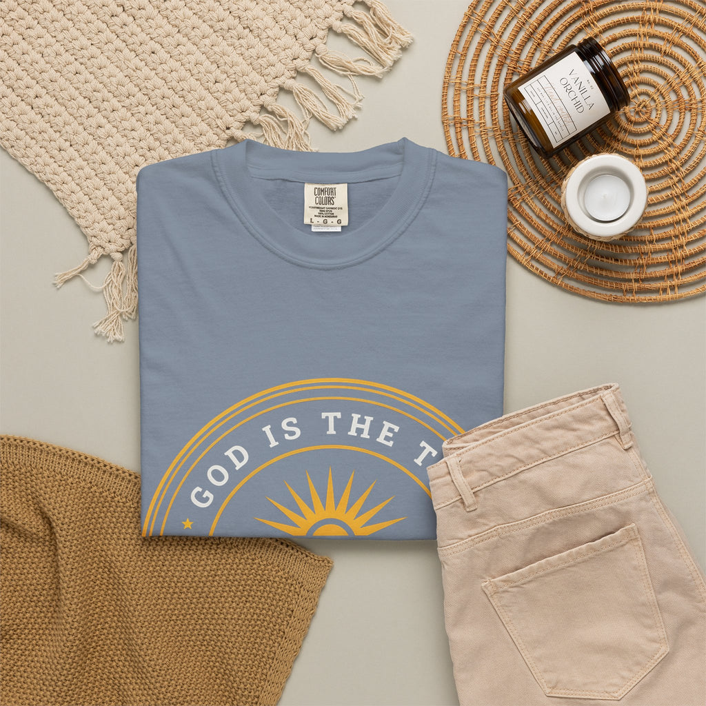 Priority Tee — "God Is The Top Priority" Christian Faith Graphic T-Shirt