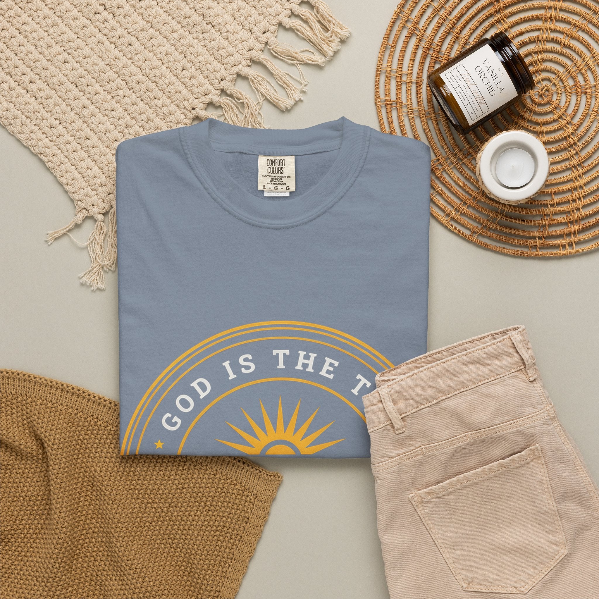 Priority Tee — "God Is The Top Priority" Christian Faith Graphic T-Shirt