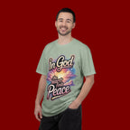 T-Shirt — “In God the Heart Finds Peace” Religious Faith Tee