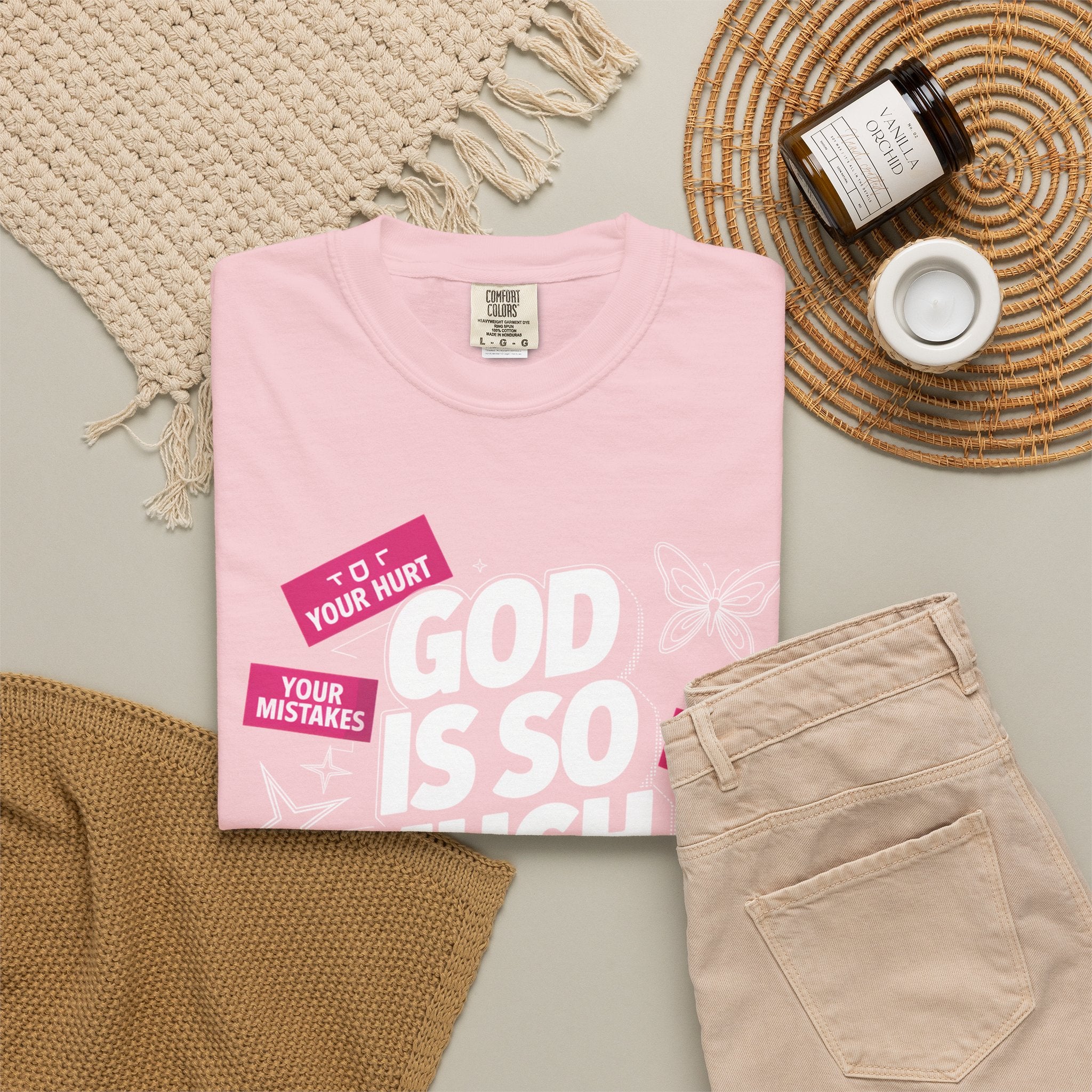 God Is So Much Bigger Than T-Shirt — Inspirational Christian Faith Graphic Tee