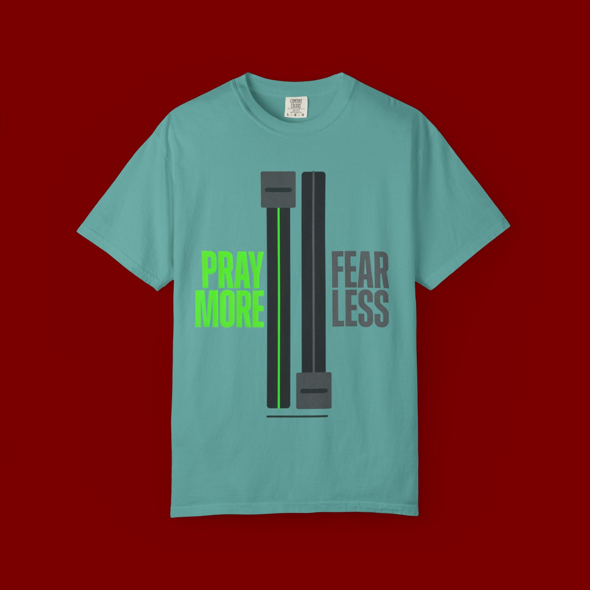 Pray More Fear Less T-Shirt — Inspirational Faith Graphic Tee