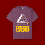 For Our God T‑Shirt — Christian Triangle Graphic Tee