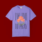 Take Time to Pray Floral T-Shirt — Christian Faith Graphic Tee