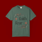 Faith Over Fear T‑Shirt — Inspirational Christian Tee with 'faith' and 'fear' Design