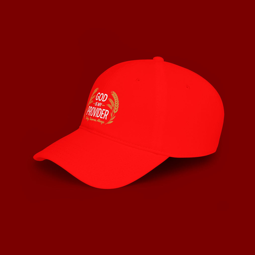 God Is My Provider Baseball Cap — Faith Hat with 'God Is My Provider' Design