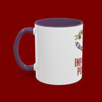Accent Coffee Mug — "Faith Makes the Impossible Possible" Inspirational Ceramic Mug