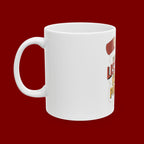 Ceramic Mug - "God Is Always Listening. Keep On Praying." Inspirational Faith Coffee Cup (11oz/15oz)