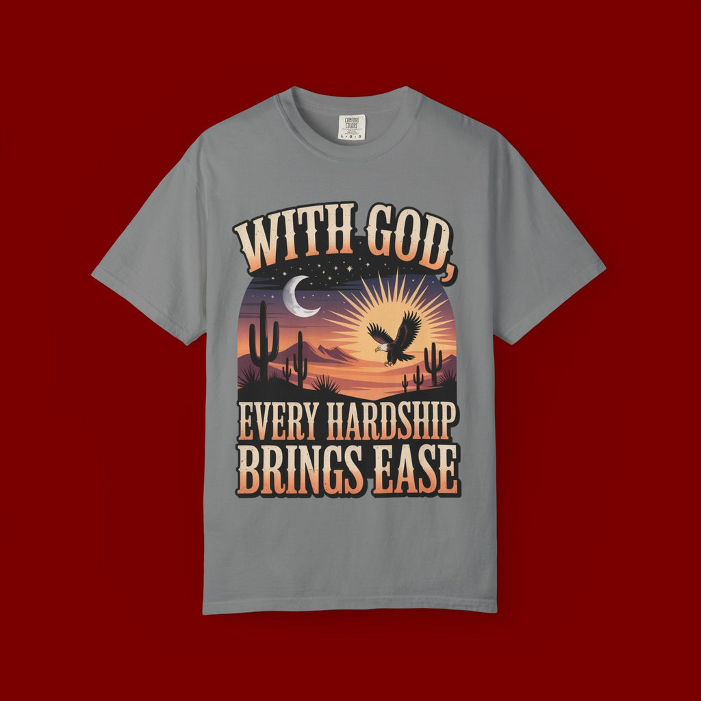 With God Every Hardship Brings Ease T-Shirt