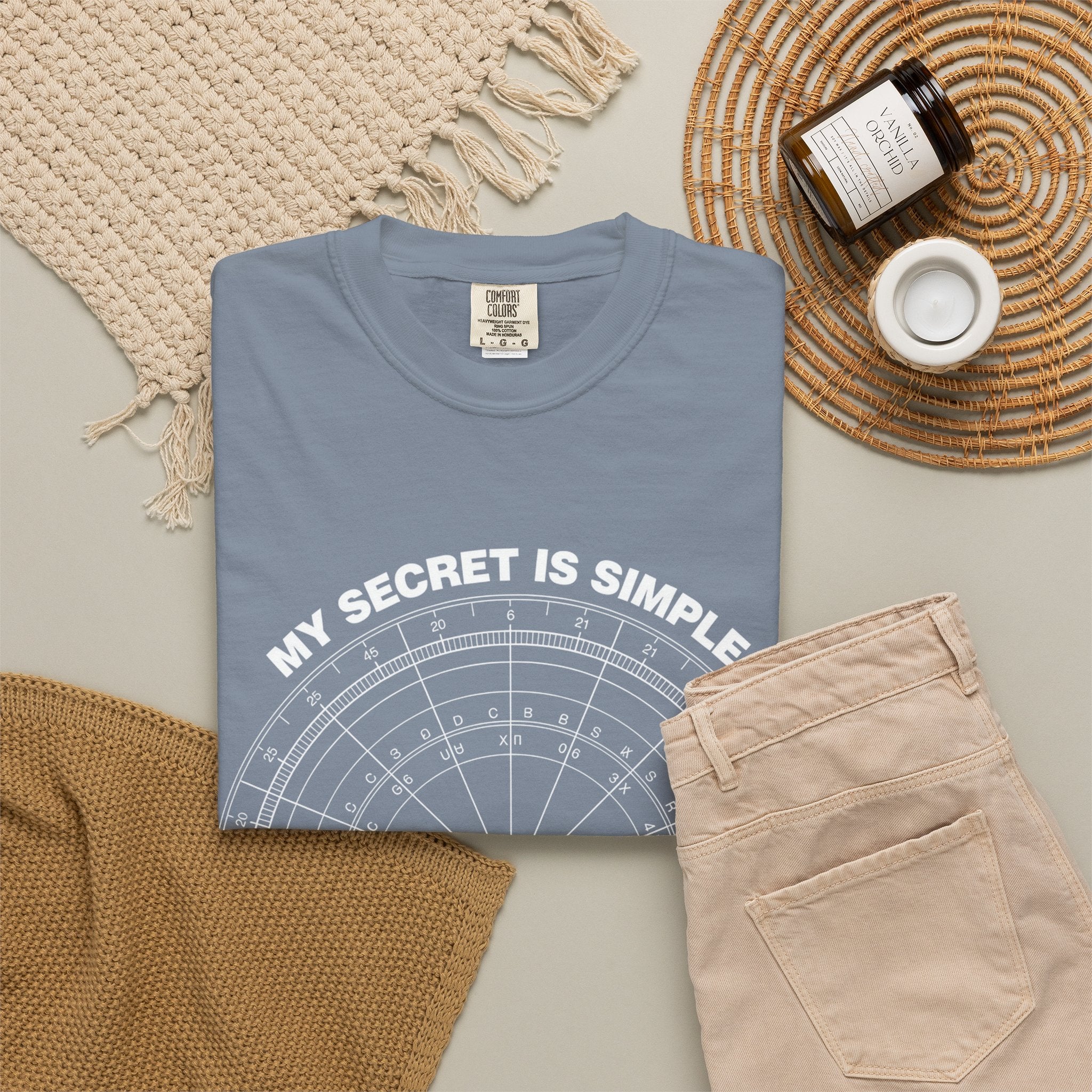 I Pray T‑Shirt — "My Secret Is Simple" Faith Graphic Tee